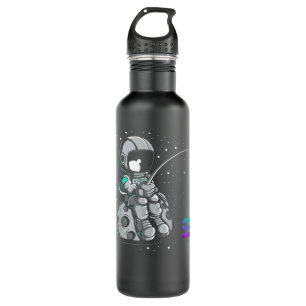 Solana Fishing, Crypto Bullrun SOL Token Rich Mill Stainless Steel Water Bottle