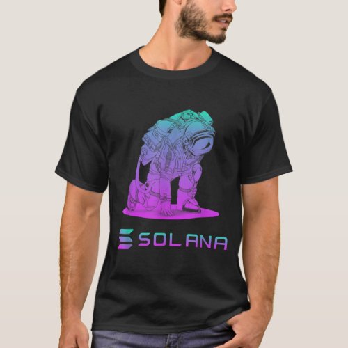 Solana token crypto Solana Coin Cryptocurrency T_Shirt
