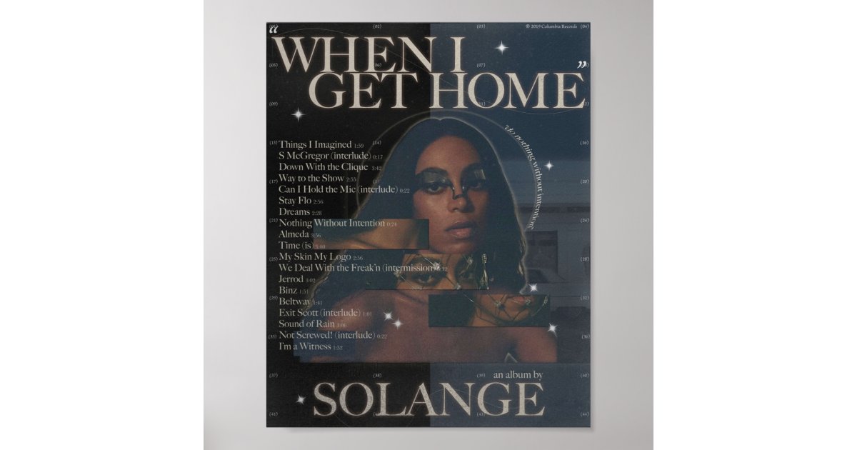 Solange Artwork Poster Zazzle