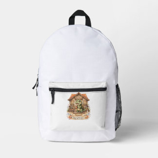 Solange Cozy Alligator House Backpack