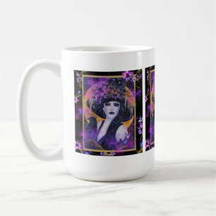 Solania Halloween Witch with Raven By Renee L Coffee Mug