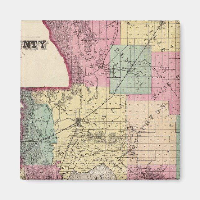 Solano County, Calif Magnet (Front)