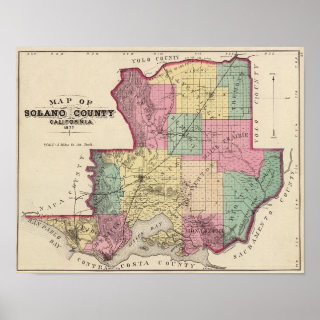Solano County, Calif Poster (Front)