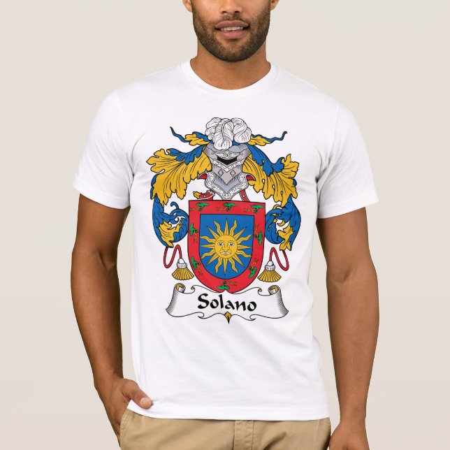 Solano Family Crest T-Shirt (Front)