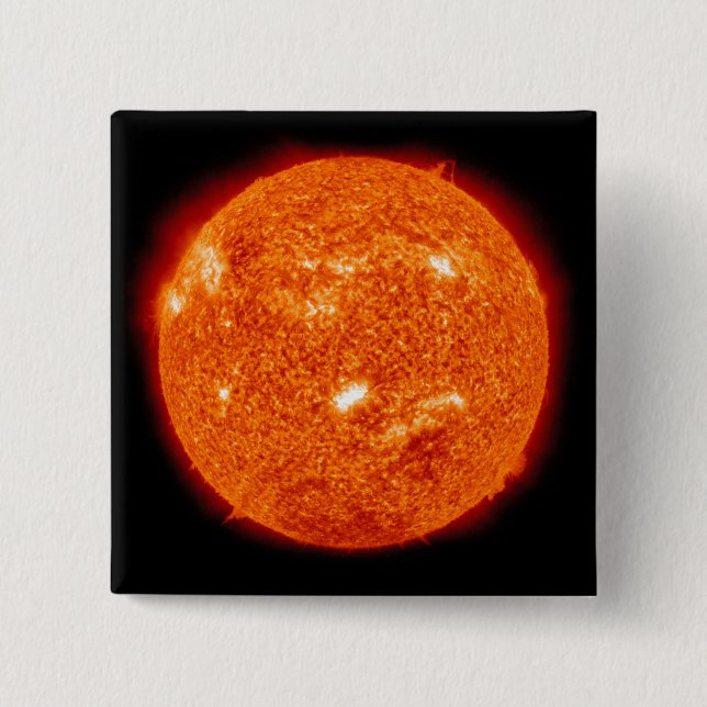Solar activity on the Sun 2 Button (Front)