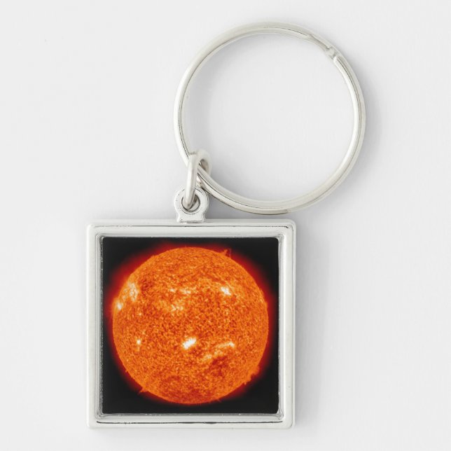 Solar activity on the Sun 2 Keychain (Front)