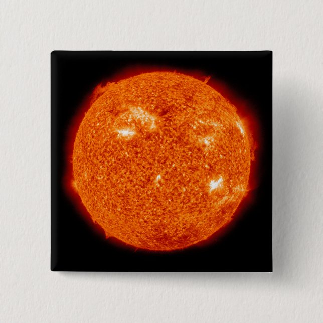 Solar activity on the Sun 3 Button (Front)