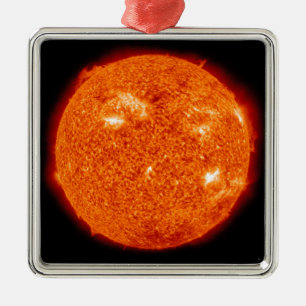 Solar activity on the Sun 3 Metal Ornament