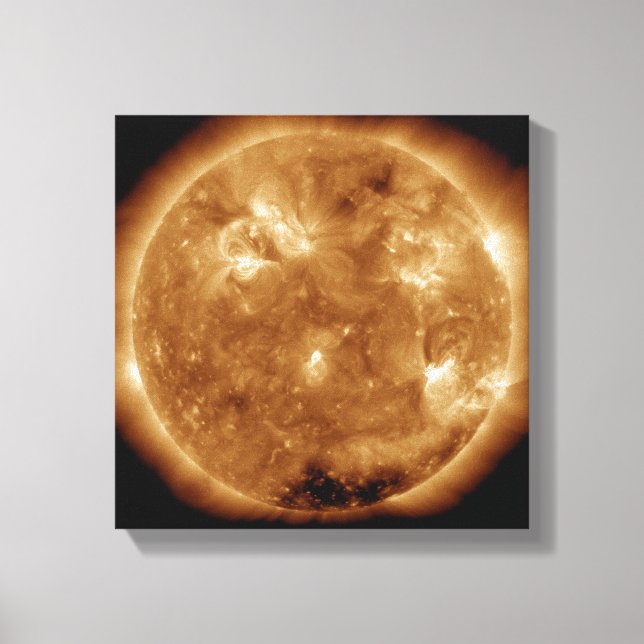 Solar activity on the Sun 5 Canvas Print (Front)