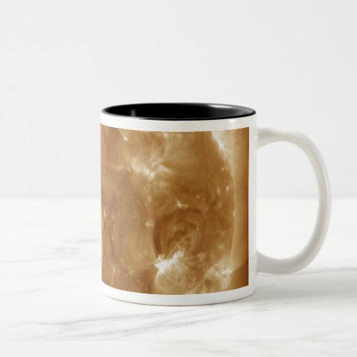 Solar activity on the Sun 5 Two_Tone Coffee Mug
