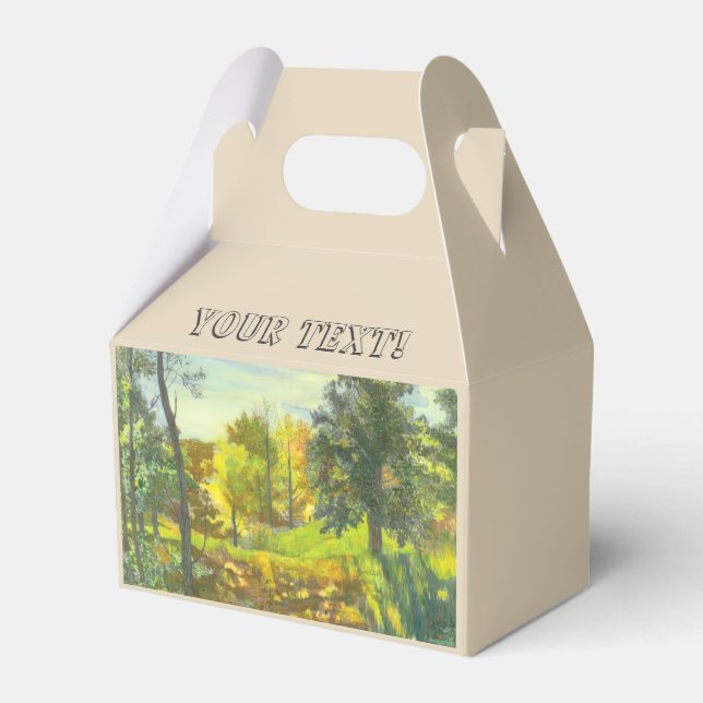 Solar autumn favor boxes (Front Side)