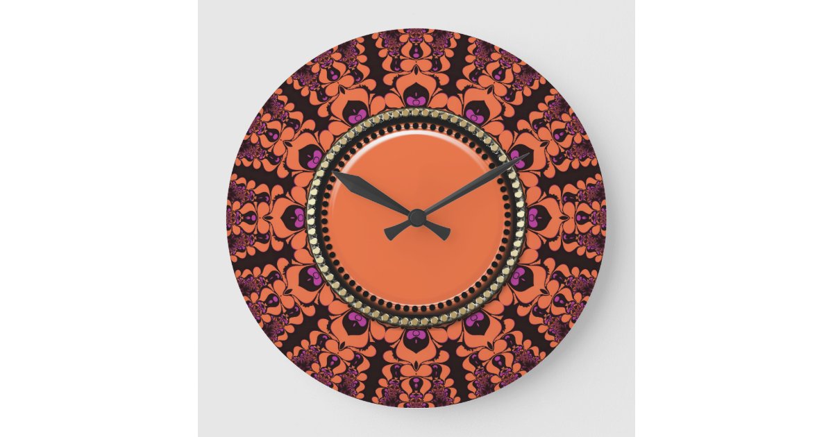 Solar Batik Energy Wall Clock | Zazzle