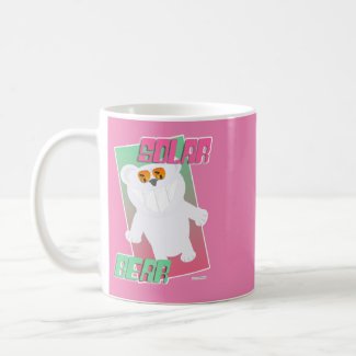 Solar Bear Funny Polar Beach Art Cartoon Fun