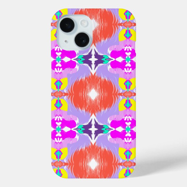 Solar Bloom Kaleidoscope Case-Mate iPhone Case (Back)