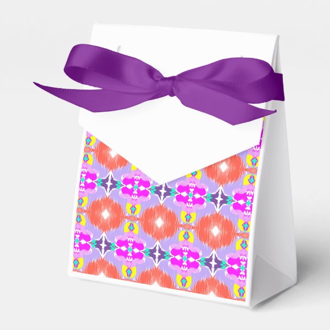 Solar Bloom Kaleidoscope Favor Boxes (Front Side)