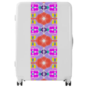 Solar Bloom Kaleidoscope Throw Pillow Luggage
