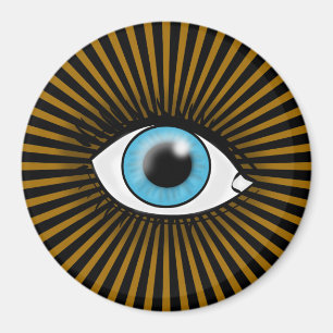 Solar Blue Eye Magnet