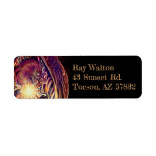 Solar Burst Hawk Label