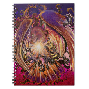 Solar Burst Hawk  Notebook
