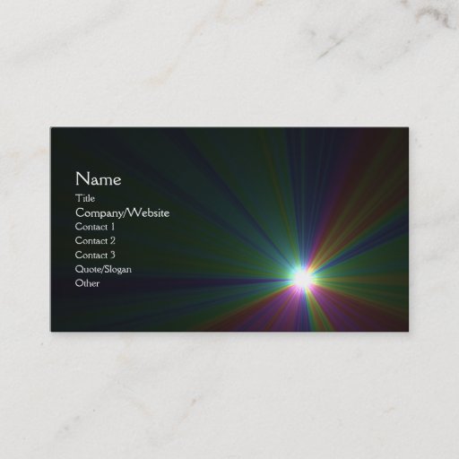 Customizable Solar Business Card Templates