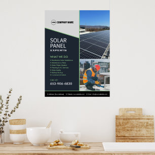 Solar Business Services Custom Poster
