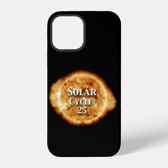 Solar Cycle 25 Active Sun Iphone Case (Back)