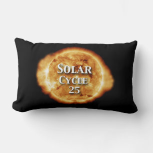 Solar Cycle 25 Active Sun Lumbar Pillow