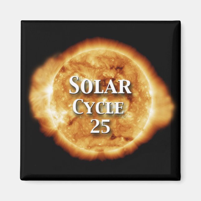 Solar Cycle 25 Active Sun Magnet (Front)
