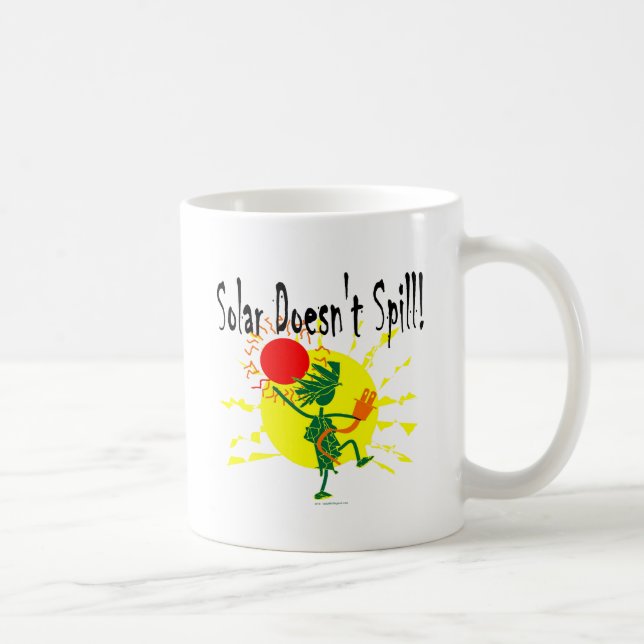 Solar Doesnt Spill T Shirt & More Coffee Mug (Right)