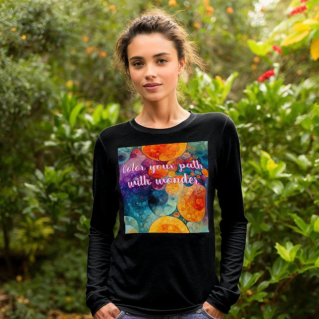 Solar Drift Fractal Art Long Sleeve Shirt (Creator Uploaded)