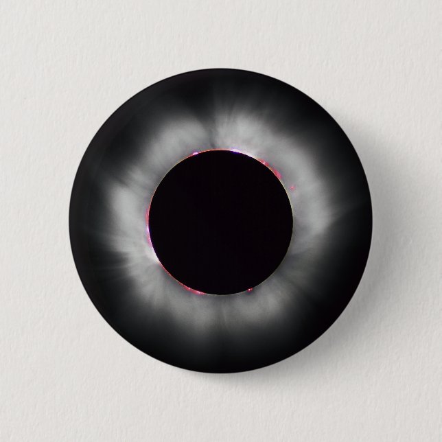 Solar Eclipse, 1999 Pinback Button (Front)