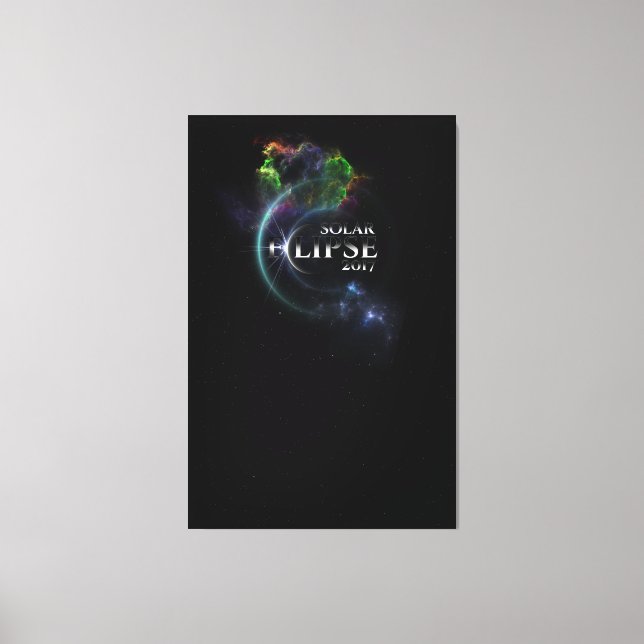 Solar Eclipse 2017 Canvas Print (Front)