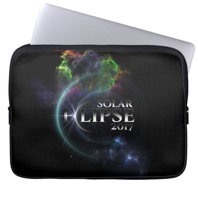 Solar Eclipse 2017 Laptop Sleeve (Front)
