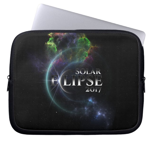 Solar Eclipse 2017 Laptop Sleeve (Front)