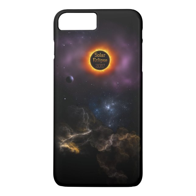 Solar Eclipse 2017 Nebula Bloom Case-Mate iPhone Case (Back)
