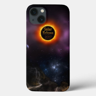 Solar Eclipse 2017 Nebula Bloom iPhone 13 Case