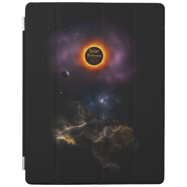 Solar Eclipse 2017 Nebula Bloom iPad Smart Cover (Front)