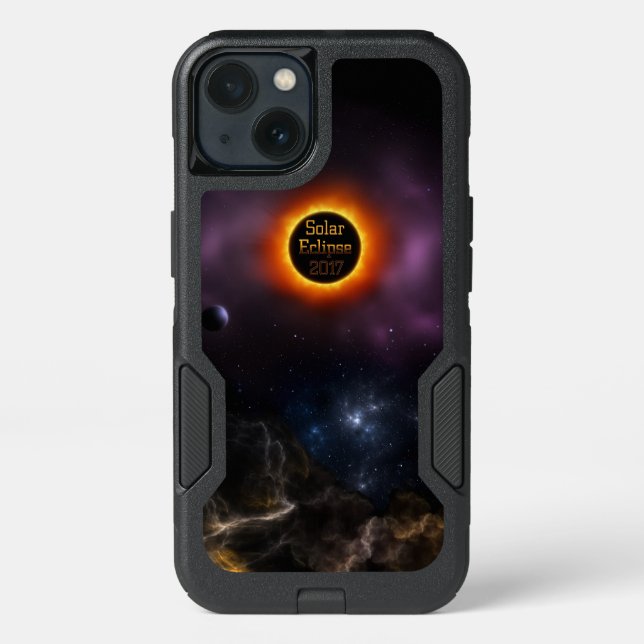 Solar Eclipse 2017 Nebula Bloom Otterbox iPhone Case (Back)