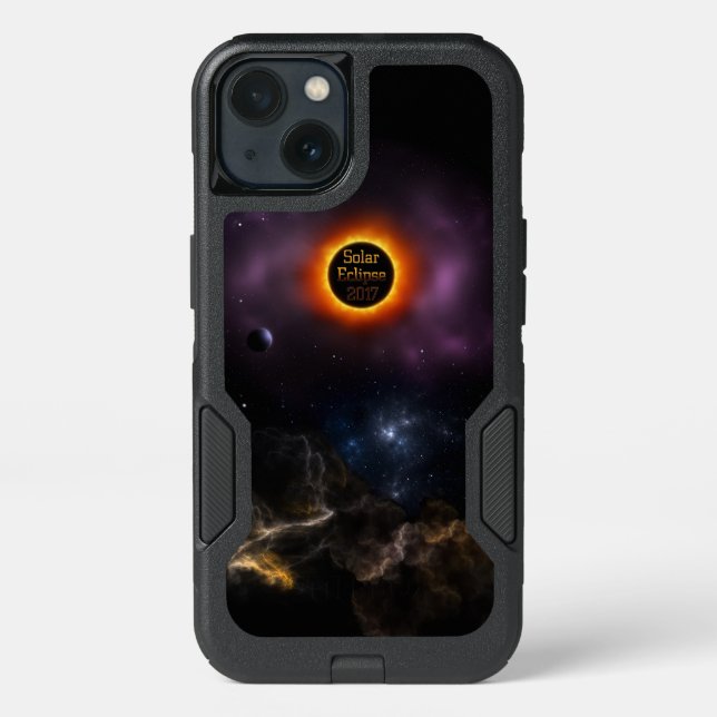 Solar Eclipse 2017 Nebula Bloom Otterbox iPhone Case (Back)