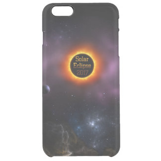 Solar Eclipse 2017 Nebula Bloom Clear iPhone 6 Plus Case