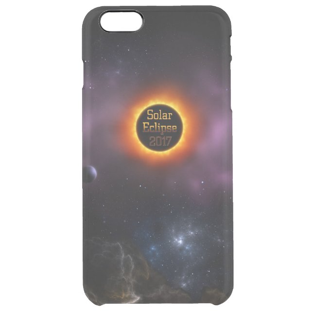 Solar Eclipse 2017 Nebula Bloom Uncommon iPhone Case (Back)