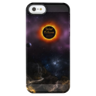 Solar Eclipse 2017 Nebula Bloom Clear iPhone SE/5/5s Case