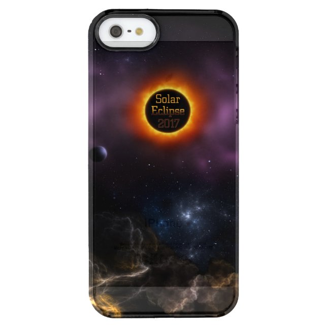 Solar Eclipse 2017 Nebula Bloom Uncommon iPhone Case (Back)