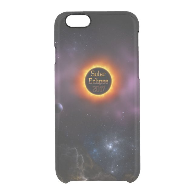 Solar Eclipse 2017 Nebula Bloom Uncommon iPhone Case (Back)