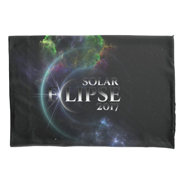 Solar Eclipse 2017 Pillow Case (Front)