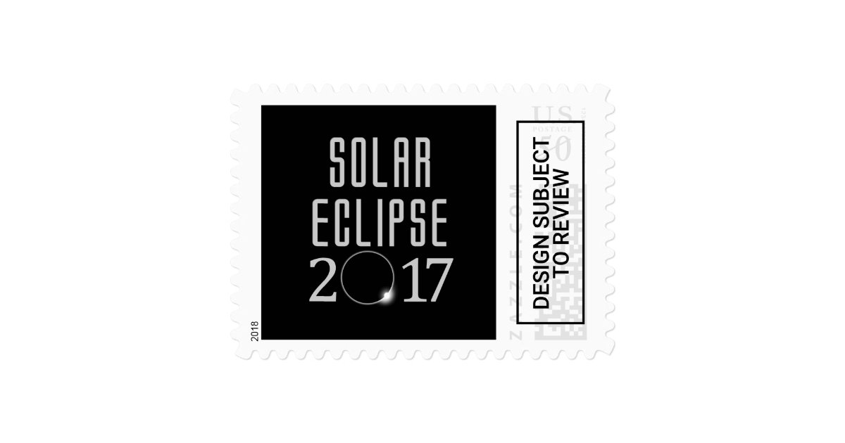 Solar Eclipse 2017 Stamp | Zazzle.com