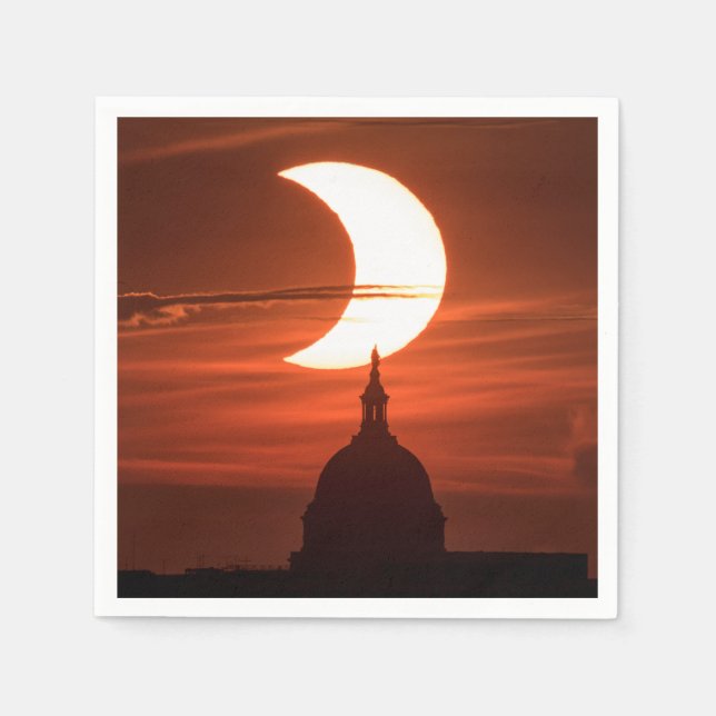 Solar Eclipse 2021 Napkins (Front)