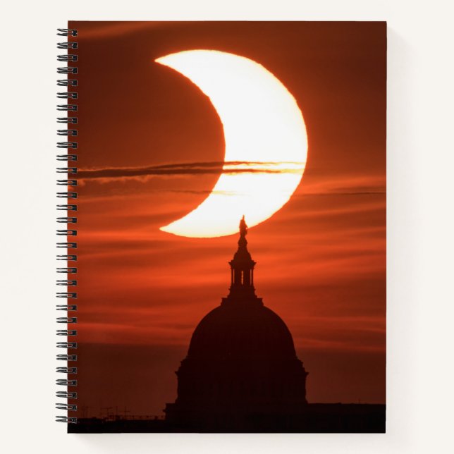 Solar Eclipse 2021 Notebook (Front)