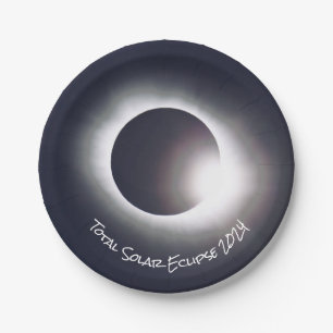 Solar eclipse 2024, April 8th Paper Plates