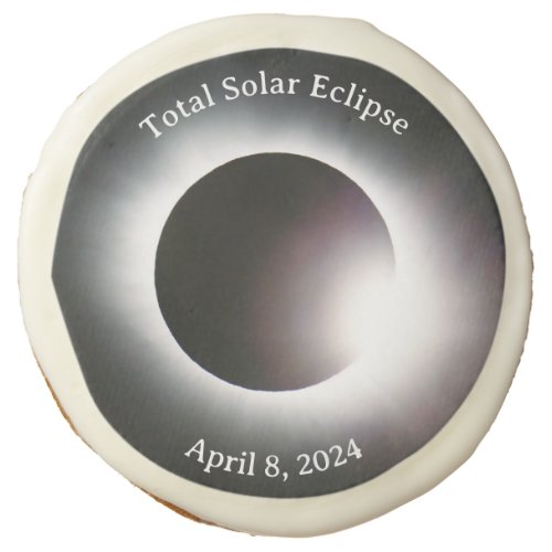 Solar eclipse 2024 April 8th Sugar Cookie